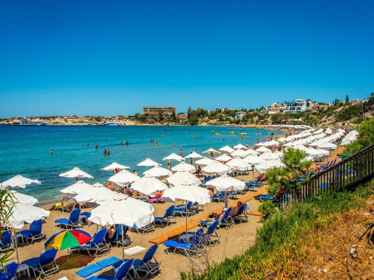 Villa Ocean Stones 1Km From Main Coral Bay Beach Peyia Bagian luar foto